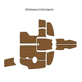 2018 Monterey 214 SS Коврик для кокпита, лодка, пенопласт EVA, палубный коврик из искусственного тика