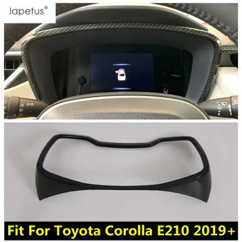 ABS Приборная панель, Экран для приборов, Декоративная панель, накладка для Toyota Corolla E210 2019-2023, Автомобильные аксессуары из углеродного волокна/матовые