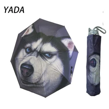 YADA Высококачественный Зонт с Мультяшными Собаками и Кошками, Складной Зонт с Талисманами От Дождя, Для Детей и Женщин, Ветрозащитные Складные Зонты YS210032